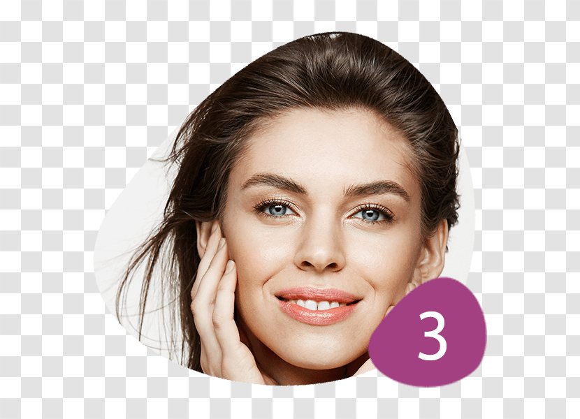 Eyebrow Eyelash Cosmetics Face Beauty - Head - Longer Eyelashes Transparent PNG