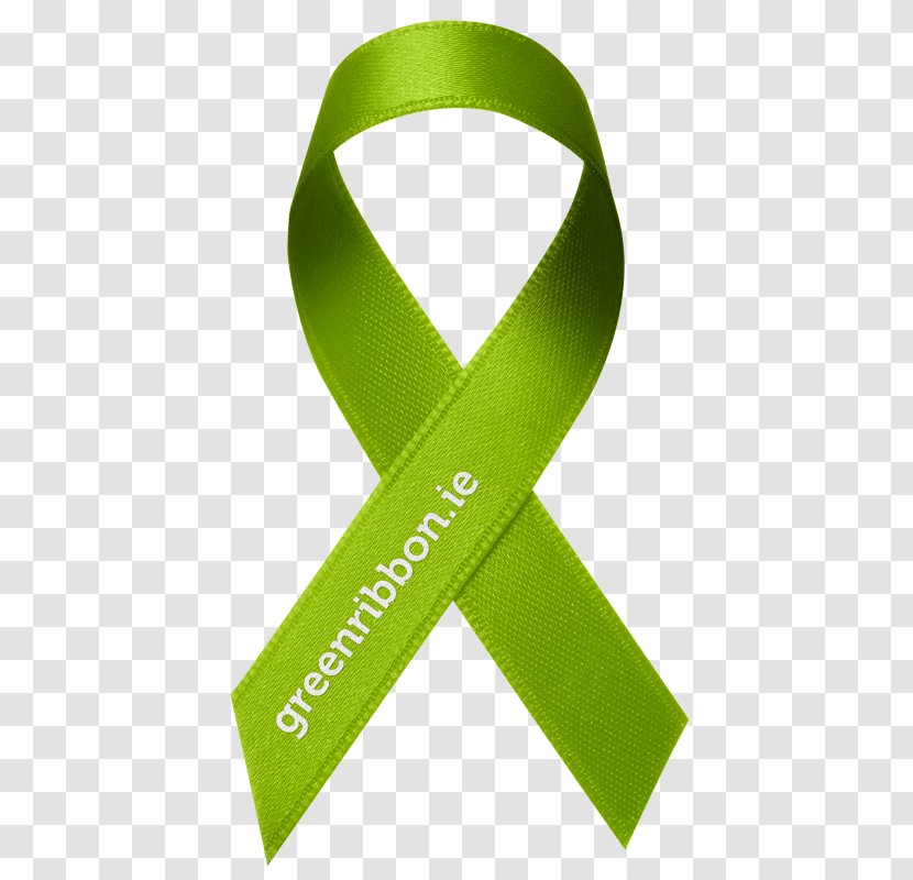 Green Ribbon Mental Health Awareness HIV/AIDS Transparent PNG