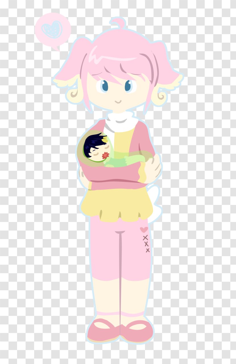Pink M Character Clip Art - Tree - Tami Transparent PNG