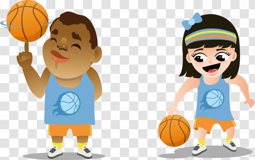Pro Basketball League Cartoon Sport - Ball Transparent PNG