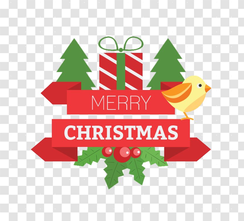 Merry Christmas Clipart - Leaf Transparent PNG