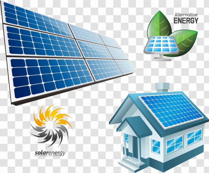 Solar Energy Power Panel Renewable - Green Home - Energy-saving Design Transparent PNG