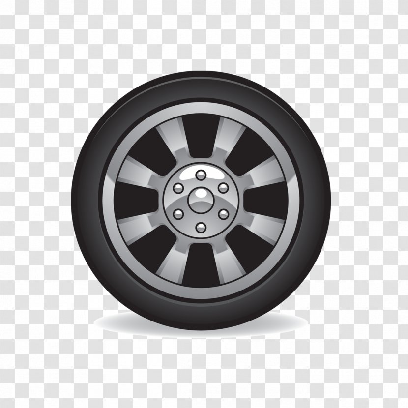 Car Flat Tire Wheel Clip Art - Auto Part - Cliparts Transparent PNG