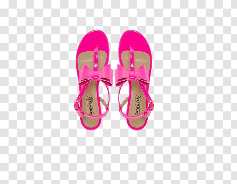 Flip-flops Dress Clothing Fashion Prom - Pink Sandals Transparent PNG