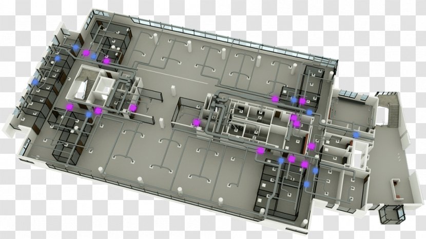 QA Graphics Automation Computer Hardware 3D Floor Plan - Component Transparent PNG