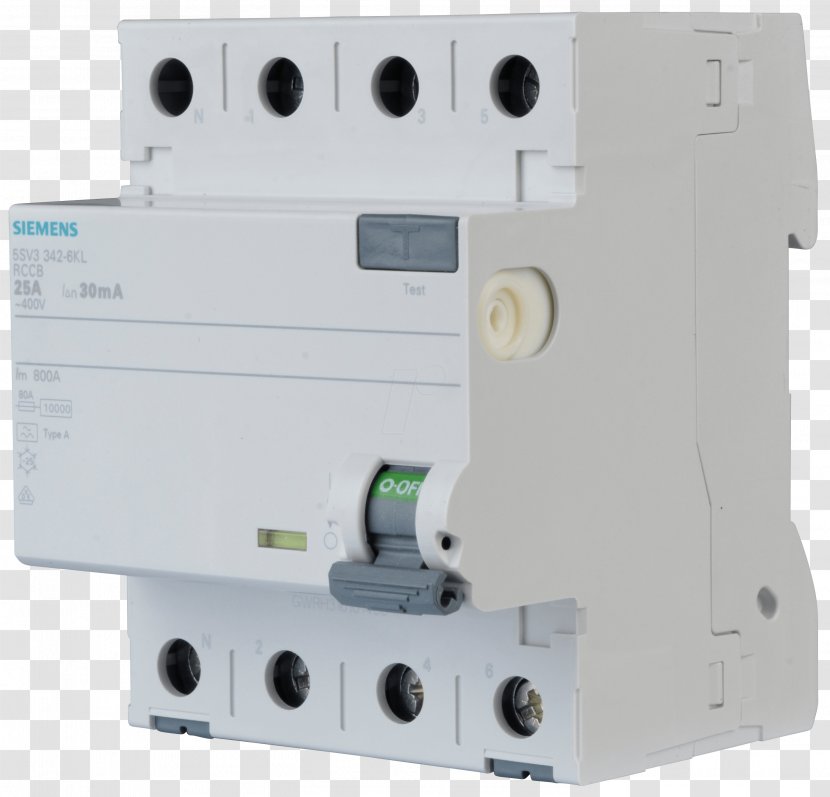 Circuit Breaker Aardlekautomaat Residual-current Device Leakage - Hardware - General Electric Transparent PNG