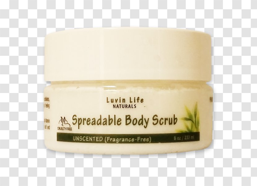 Cream - Skin Care - Body Scrub Transparent PNG