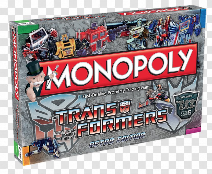 Monopoly Junior USAopoly Transformers Hasbro - Hobby Transparent PNG