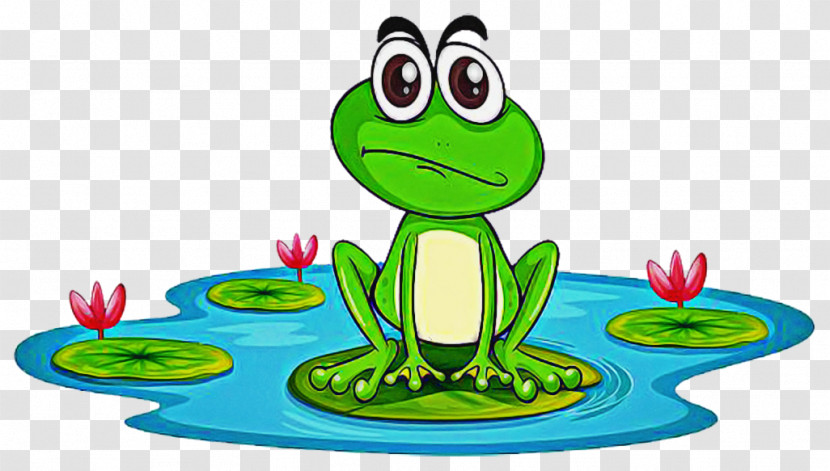 Frogs Amphibians Toad Cartoon Vector Transparent PNG