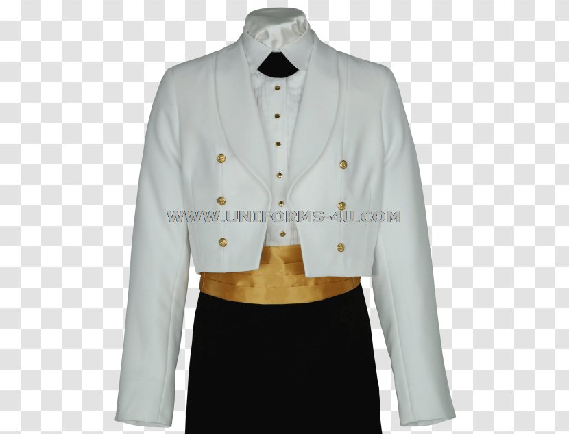 Tuxedo Dinner Dress Uniforms Of The United States Navy Mess - Jacket - White Coat Transparent PNG