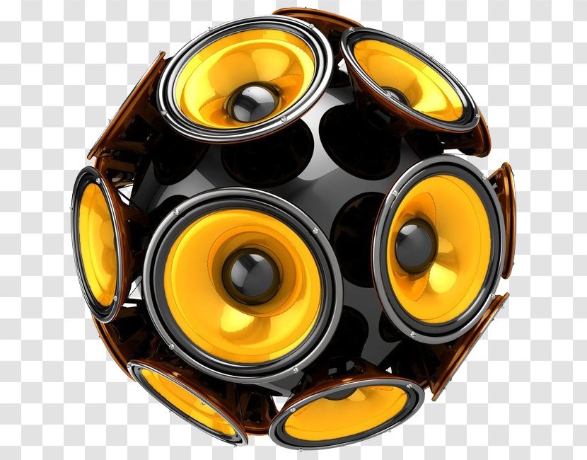 Loudspeaker Krewella Icon - Heart - Sound Transparent PNG