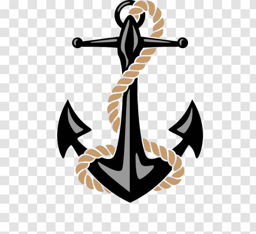 Anchor Watercraft Rope Illustration - Shape - The Line Around Transparent PNG