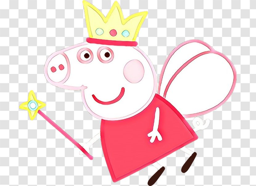 Birthday Clip Art Pig Princess Peppa Party - Silhouette Transparent PNG