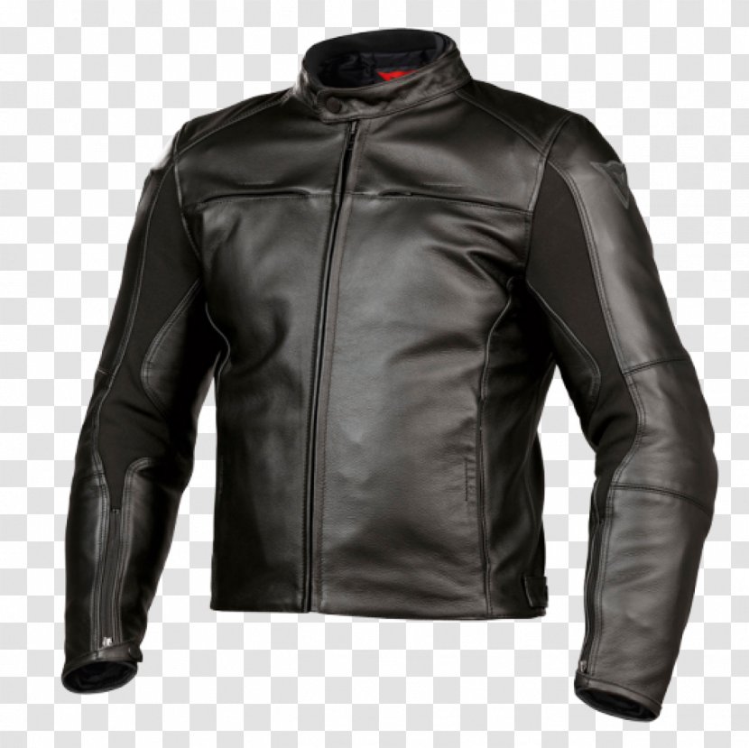 Leather Jacket Motorcycle Clothing - Polar Fleece Transparent PNG
