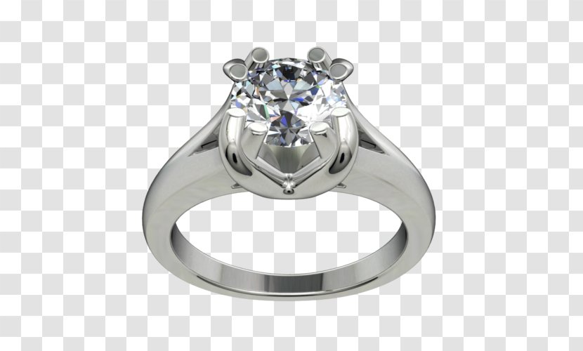 Sapphire Silver Wedding Ring Platinum - Diamond Transparent PNG