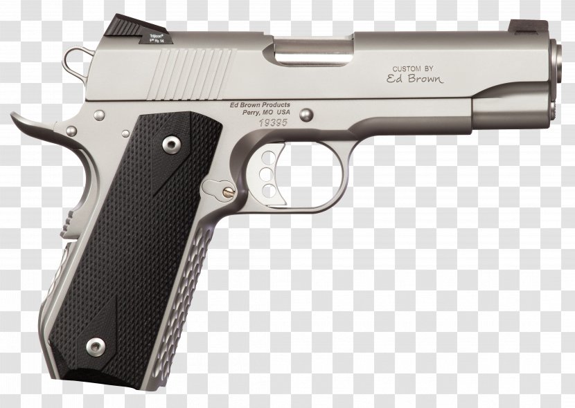 Springfield Armory M1911 Pistol .45 ACP Ruger SR1911 Colt Commander - Handgun Transparent PNG