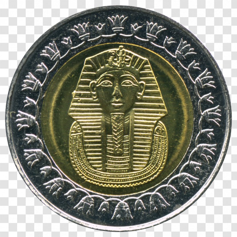 Ancient Egypt Egyptian Pound Bi-metallic Coin - Sign - Culture Transparent PNG
