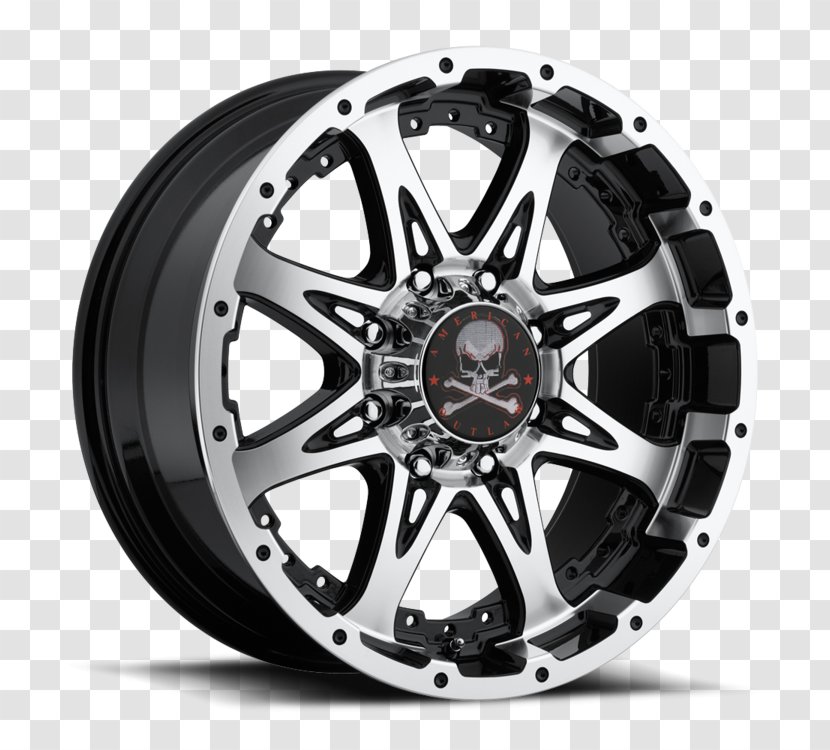Alloy Wheel United States Tire Spoke Rim - Ice Pattern Transparent PNG