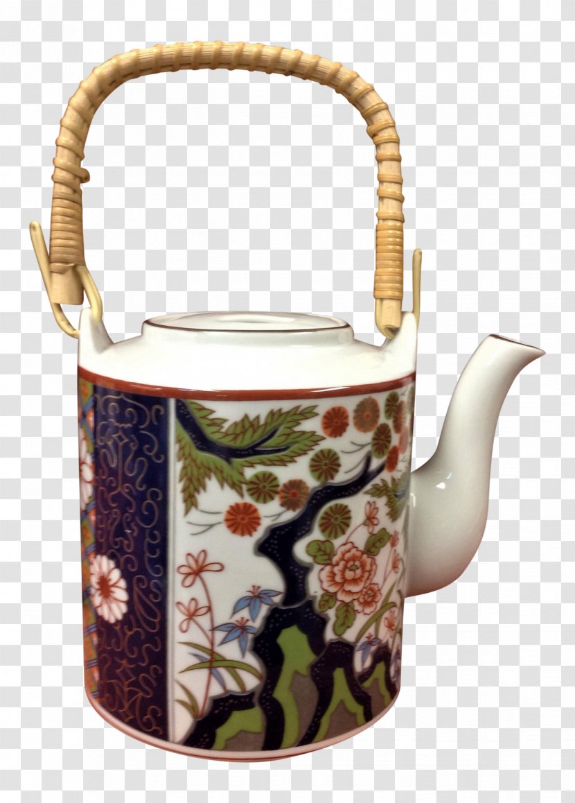 Jug Teapot Porcelain Imari Ware Ceramic - Kettle Transparent PNG