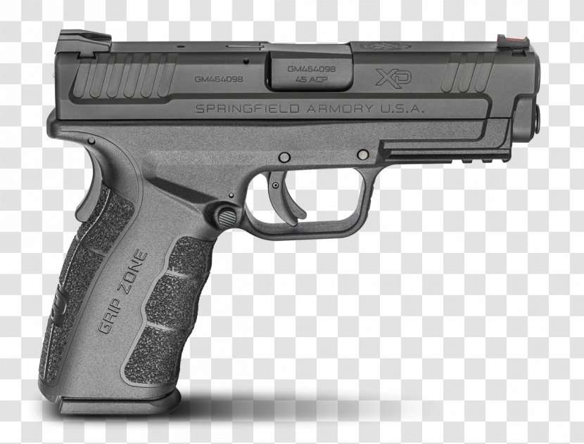 Springfield Armory HS2000 .45 ACP Firearm Automatic Colt Pistol - Semiautomatic - Handgun Transparent PNG