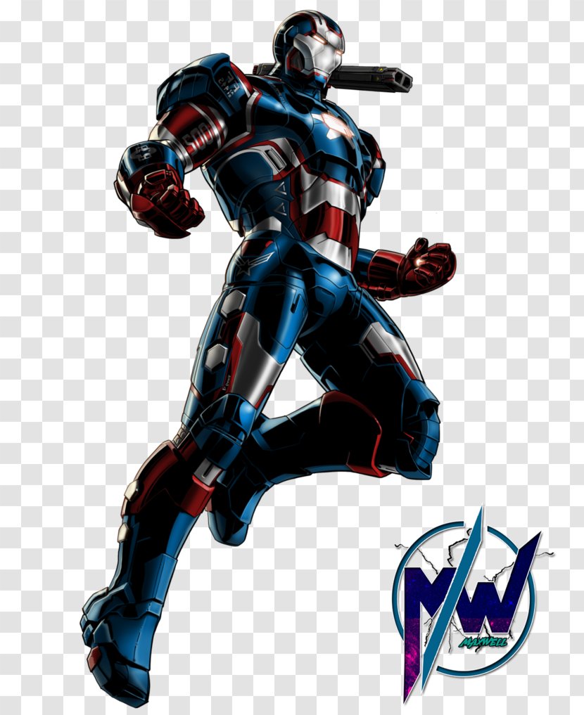 War Machine Marvel: Avengers Alliance Iron Man Falcon Hulk - Patriot Transparent PNG