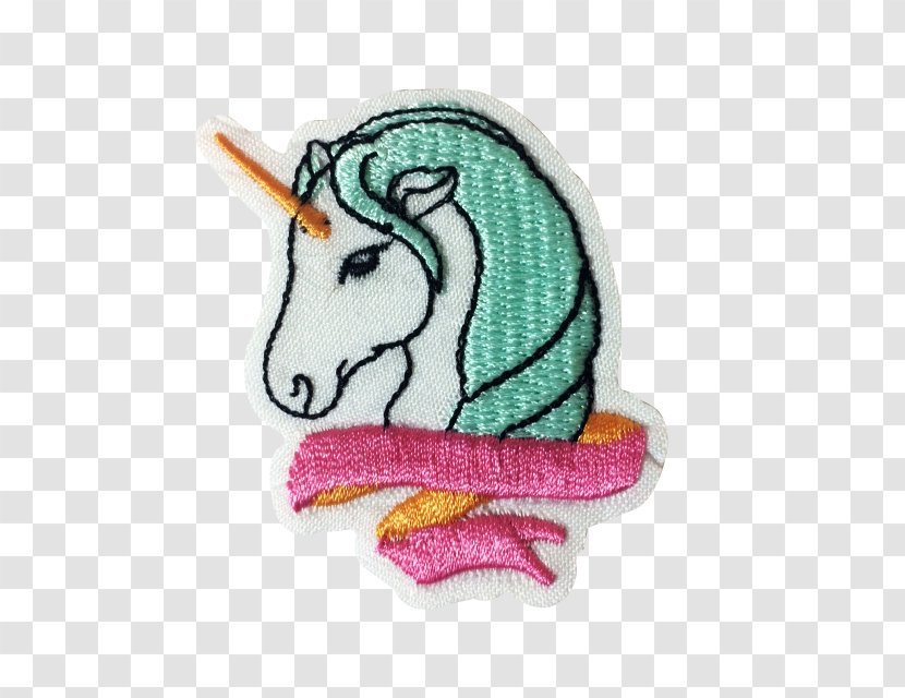 Unicorn Embroidered Patch Legendary Creature Clothing - Unicornio Transparent PNG