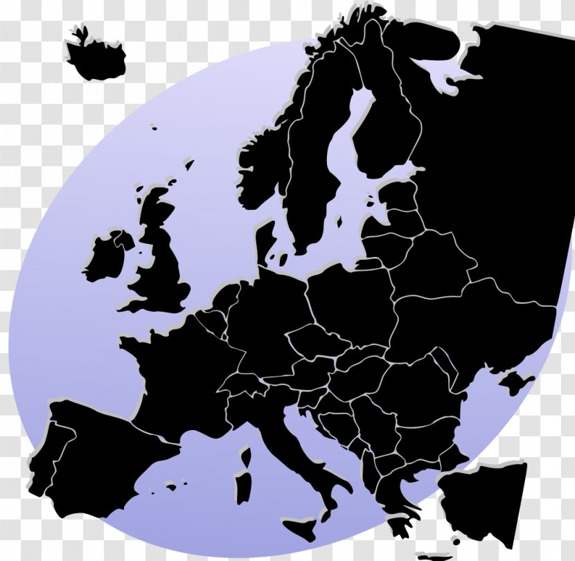 Early Modern Europe Blank Map Border Transparent PNG