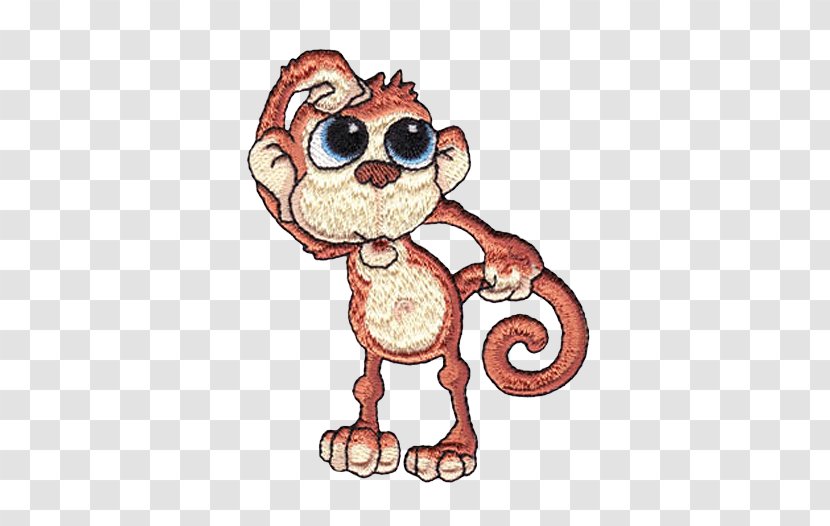 Machine Embroidery Monkey Pattern - Notions - Creative Transparent PNG