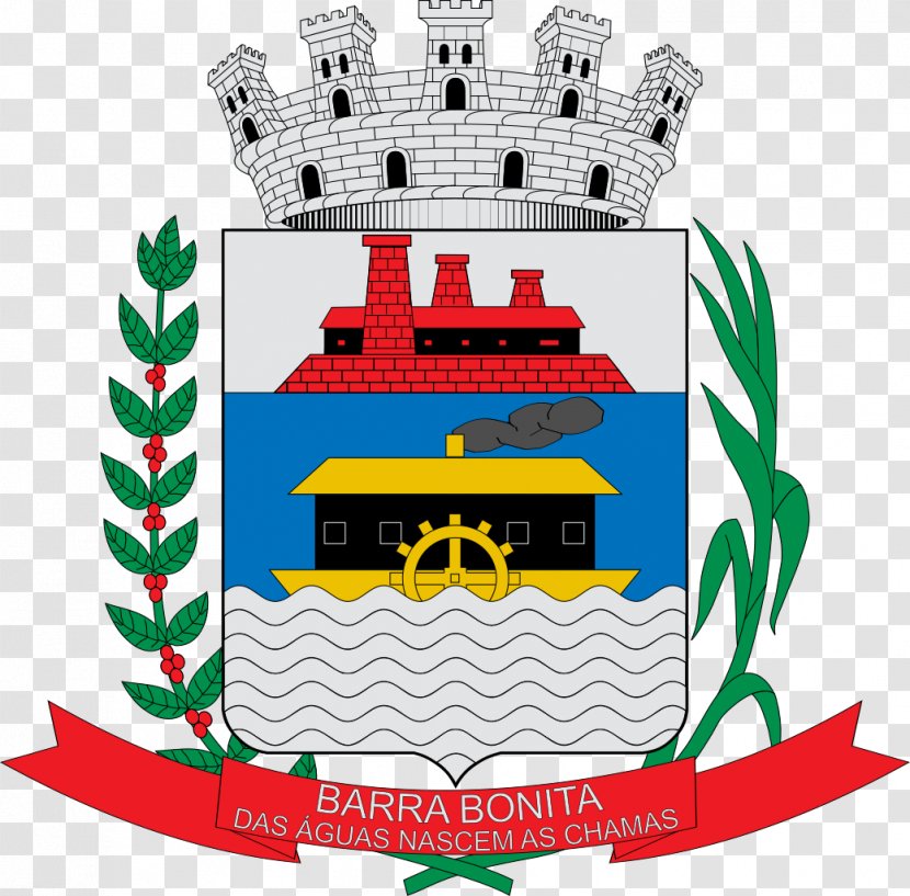 Barra Bonita, São Paulo Ouroeste Ipaussu Ourinhos Coat Of Arms - Flag Transparent PNG