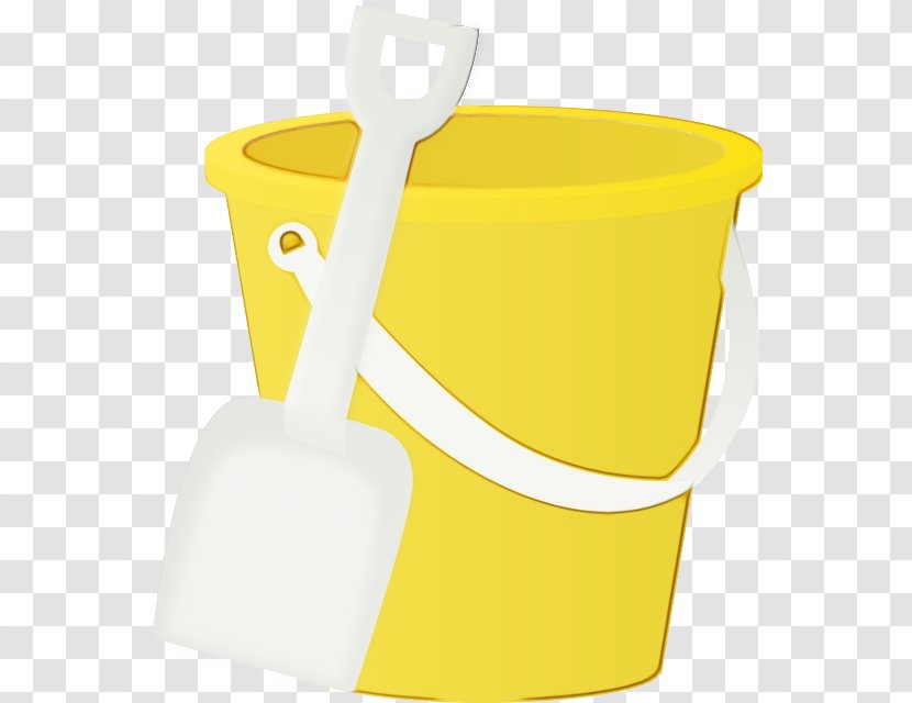 Yellow Funnel Shovel Clip Art Bucket - Paint - Plastic Transparent PNG