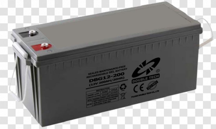 Deep-cycle Battery Electric Rechargeable VRLA Lead–acid - Positive Plates Transparent PNG