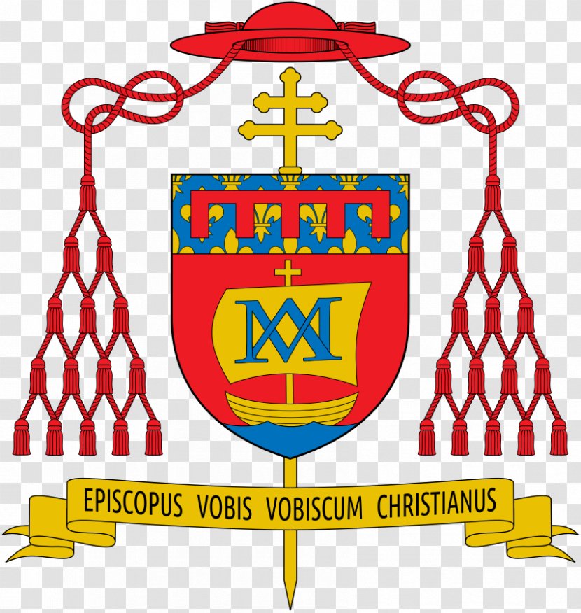 Coat Of Arms Cardinal Heraldry Catholicism Archbishop - Ecclesiastical - Escutcheon Transparent PNG