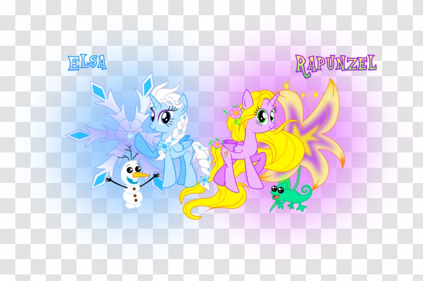 Elsa Pony Anna Rapunzel Kristoff - Petal Transparent PNG