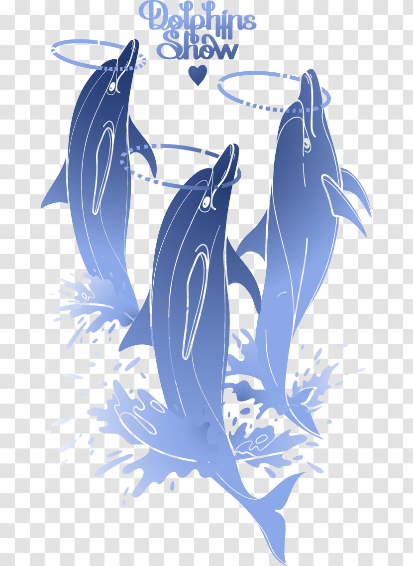 Wall Decal Dolphin Sticker - Poster Design Transparent PNG