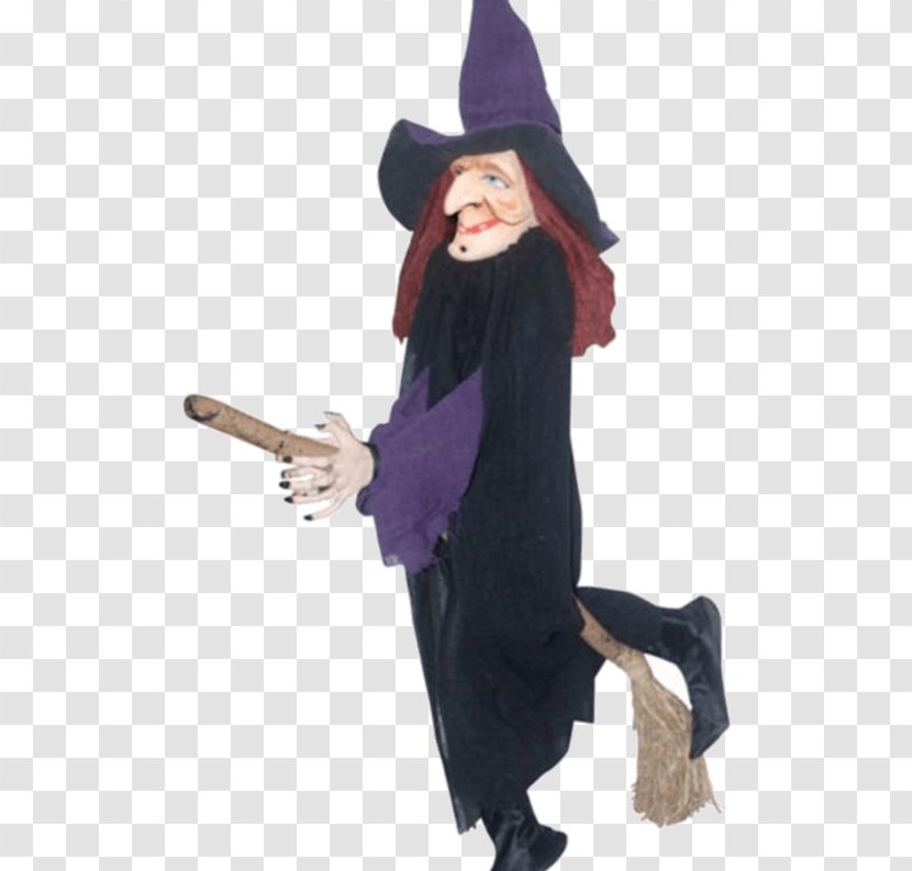Costume Castle Flying Witch Hanging - Outerwear Transparent PNG