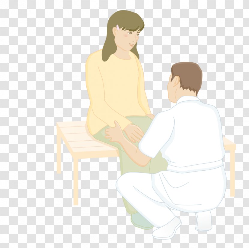 Patient Physician Cartoon Nurse - Tree - The Legs Of A Woman To Male Doctor Transparent PNG