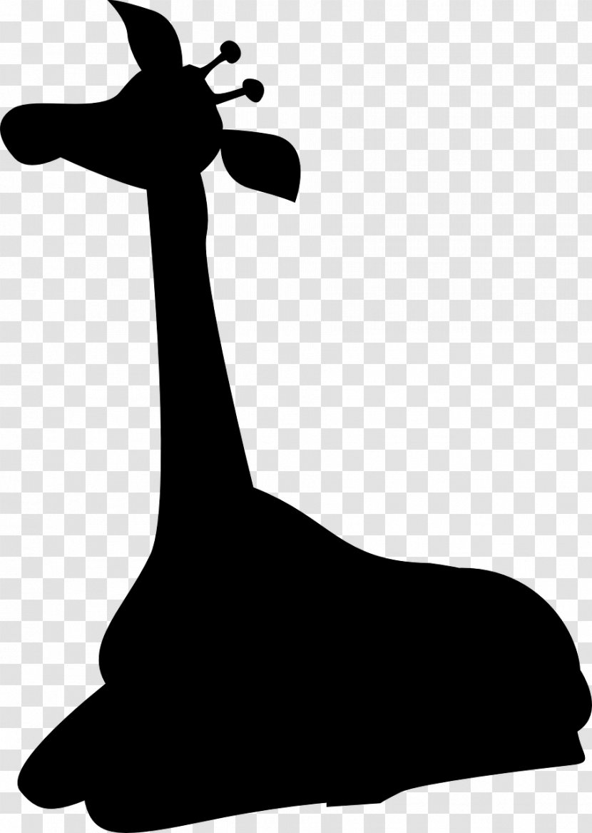 Giraffe Clip Art Silhouette Neck Black Transparent PNG
