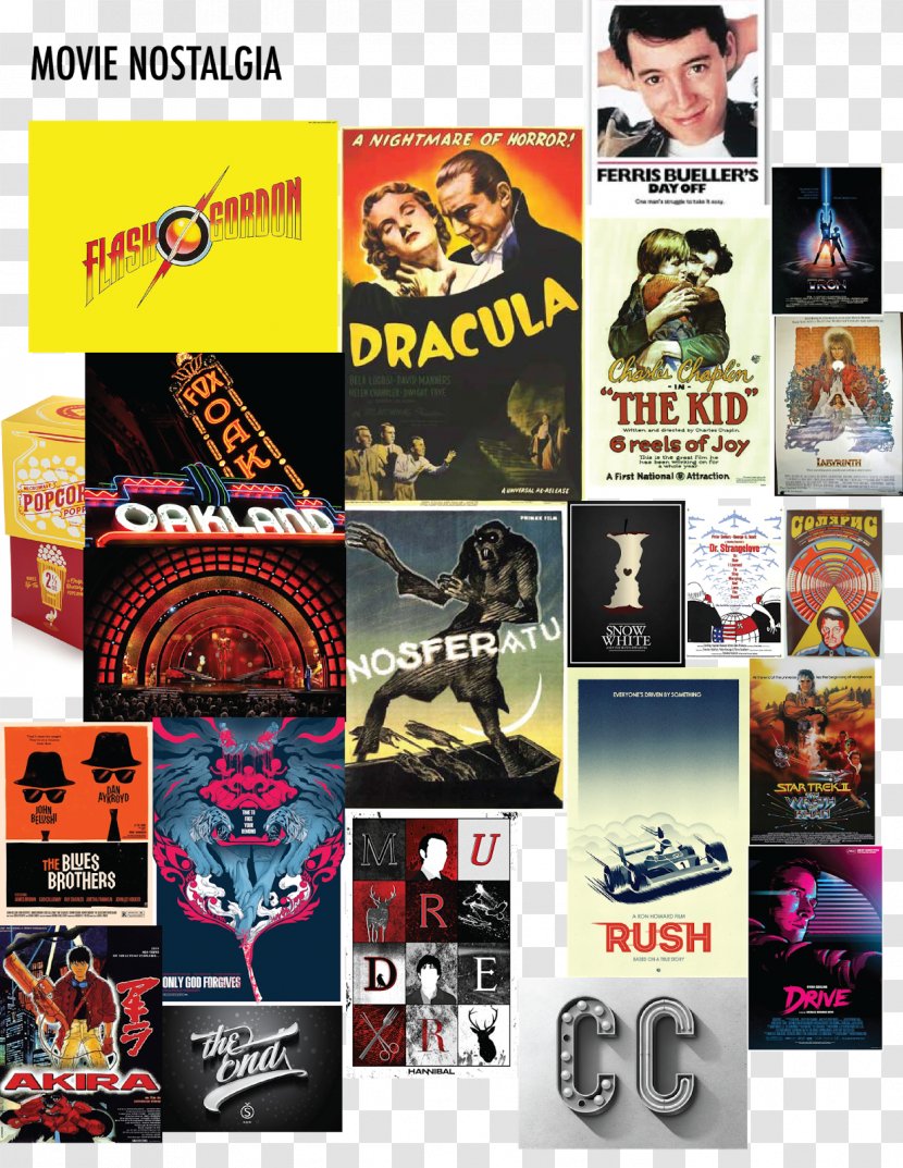 Film Poster Graphic Design Dracula Display Advertising - Collage Transparent PNG