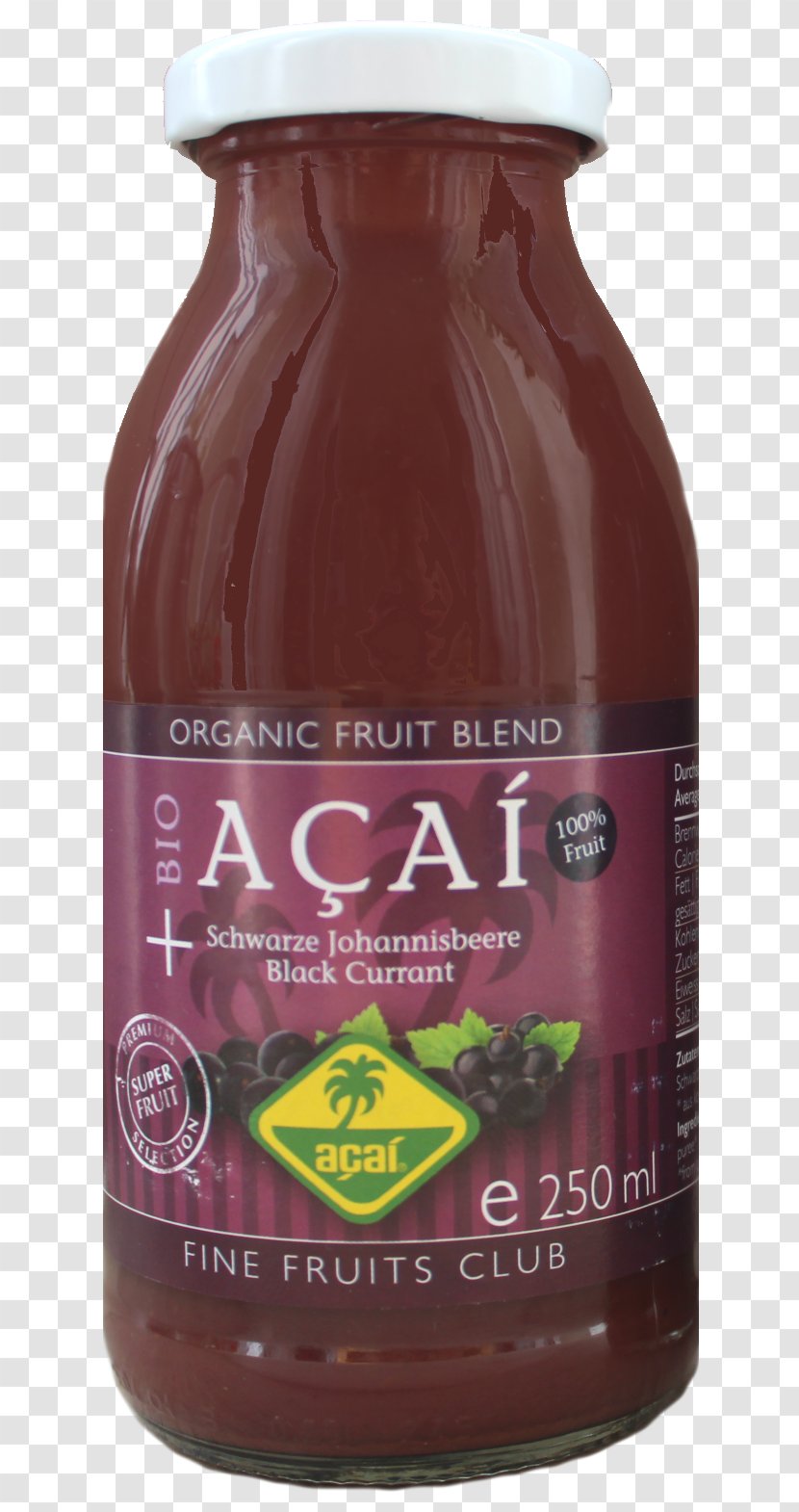 Smoothie Blackcurrant Juice Fruit Berry - A%c3%a7a%c3%ad Palm - Snack Box Transparent PNG