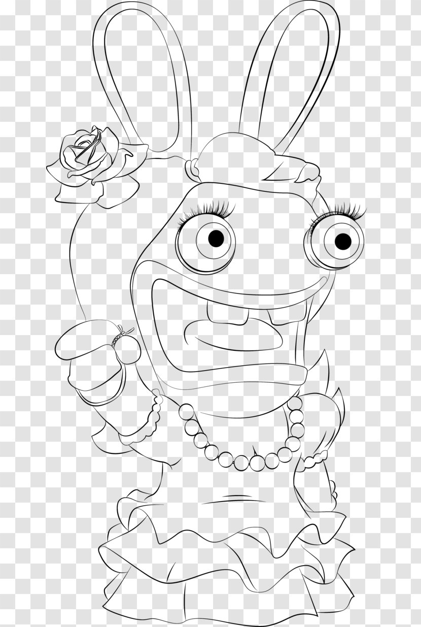 Hare Line Art Rabbit Sketch - Black Transparent PNG