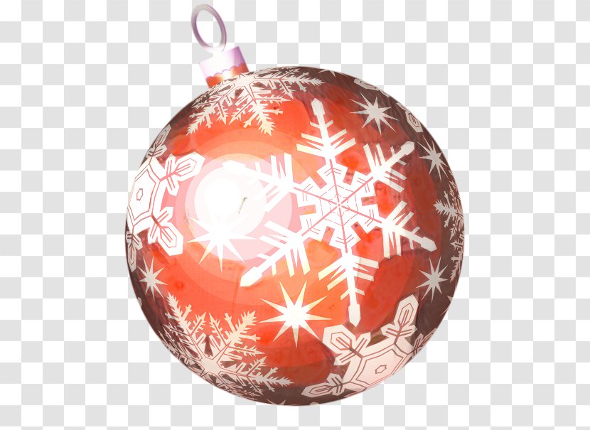 Christmas Decoration Cartoon - Orange - Holiday Ornament Sphere Transparent PNG