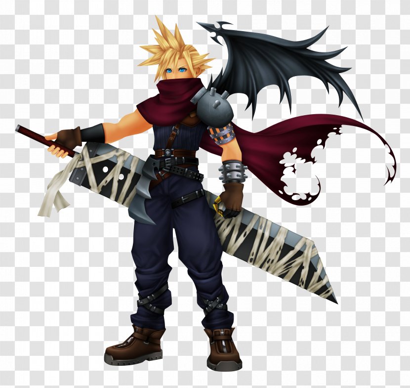 Final Fantasy VII Kingdom Hearts Coded Cloud Strife II Hearts: Chain Of Memories - World Rider Transparent PNG