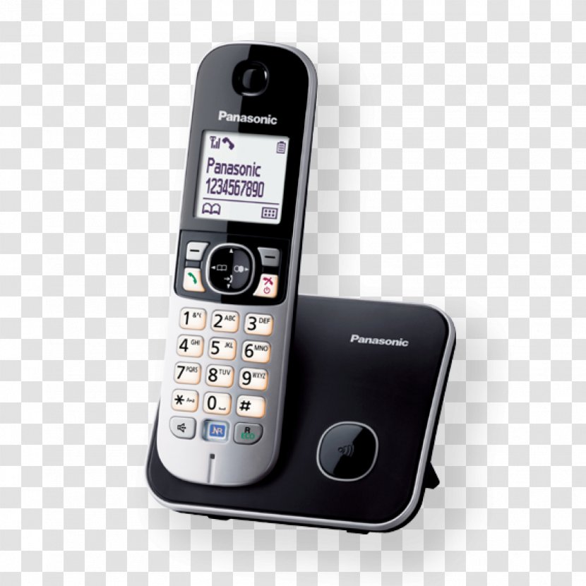 Panasonic KX-TG681 Digital Enhanced Cordless Telecommunications Telephone - Kxtg2511pdm - Business System Transparent PNG