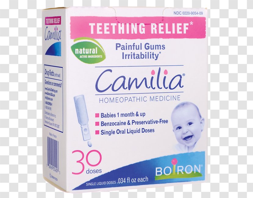 Teething Dose Homeopathy Boiron Infant - Child Transparent PNG