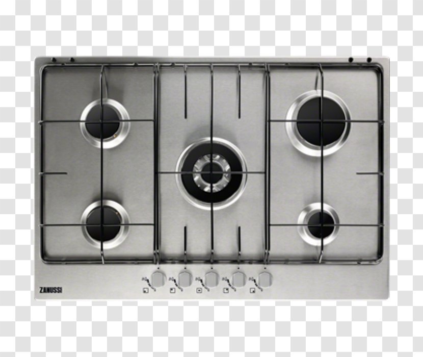 Zanussi ZGG 75524 XA Gas Stove Cooking Ranges Natural - Home Appliance - Bred Pit Transparent PNG