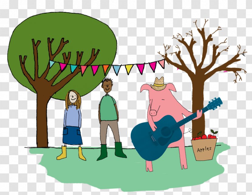 St Werburghs City Farm Cafe Clip Art Illustration - Bristol - Youth Clipart Transparent PNG