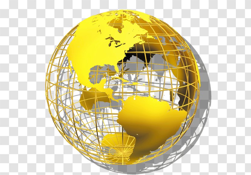 Earth Computer Service - Sphere - Golden Transparent PNG
