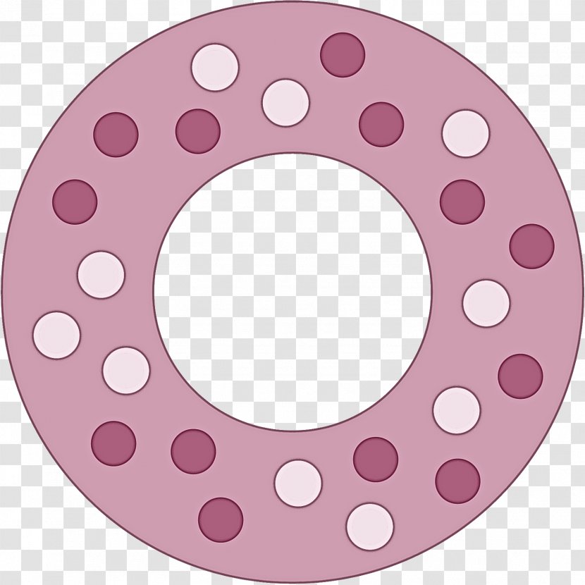 Polka Dot - Auto Part - Wheel Doughnut Transparent PNG