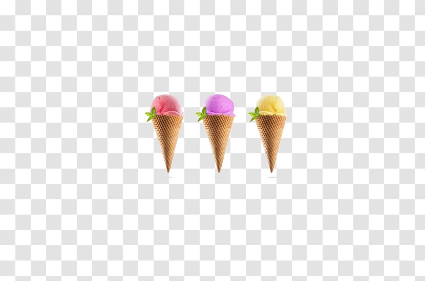Ice Cream Cones - Color Transparent PNG