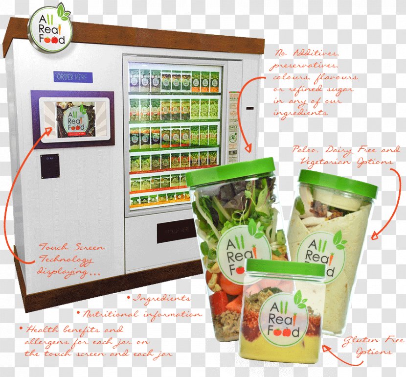Fast Food Cafe Health Vending Machines - Brochure Transparent PNG